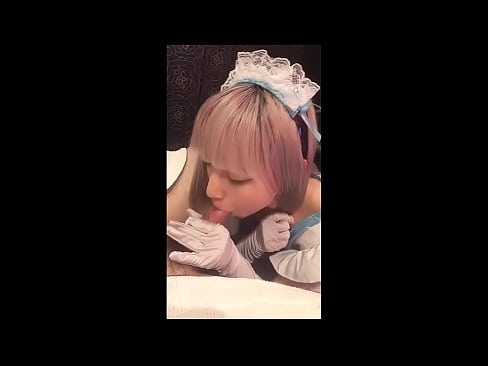 ❤️ Japoński Idol [mayuka], kostium francuskiej pokojówki, część 1, obciąganie i walenie konia z balsamem ️  Sex at pl.niceporn-tv.ru